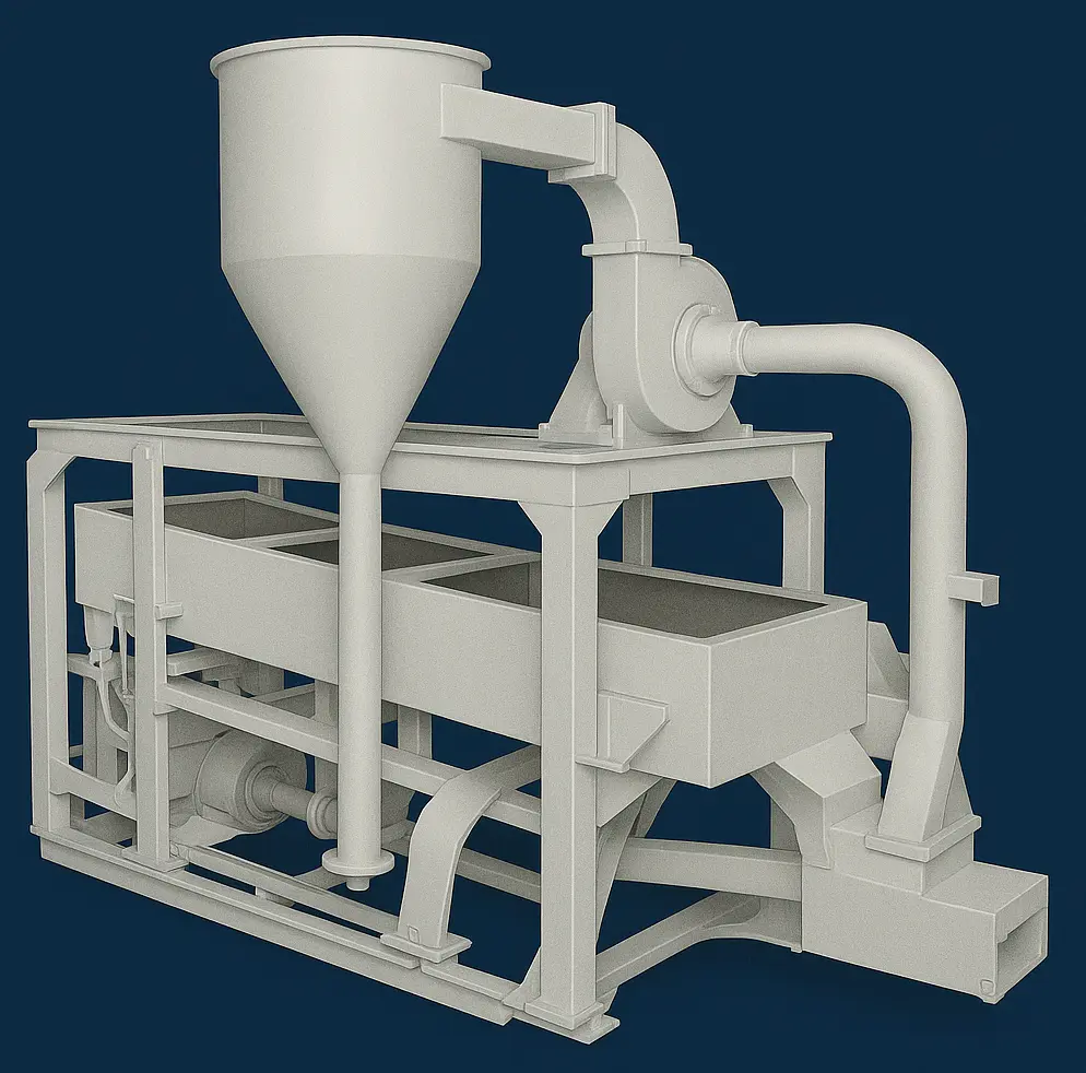 Sizer Cyclone Blower Set
